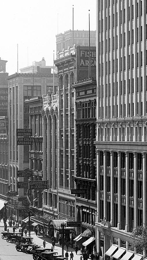 Vintage view from the north
