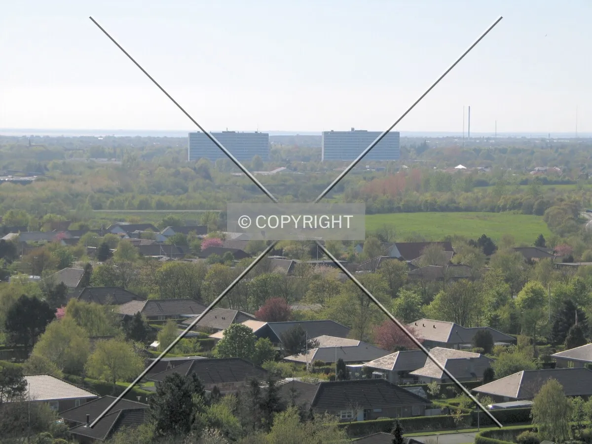 Distant view from the top floor of Kridthuset