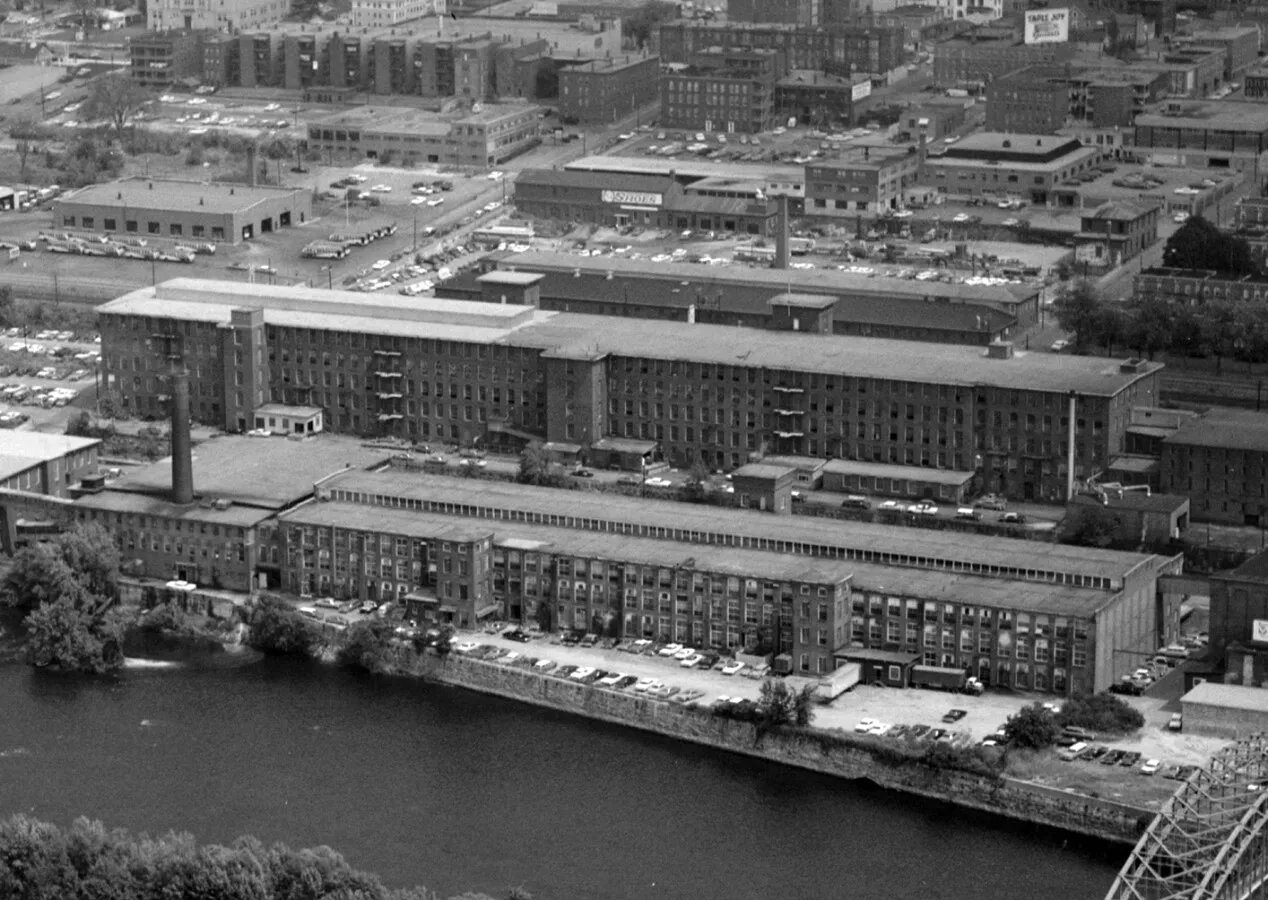 Vintage view from the southwest