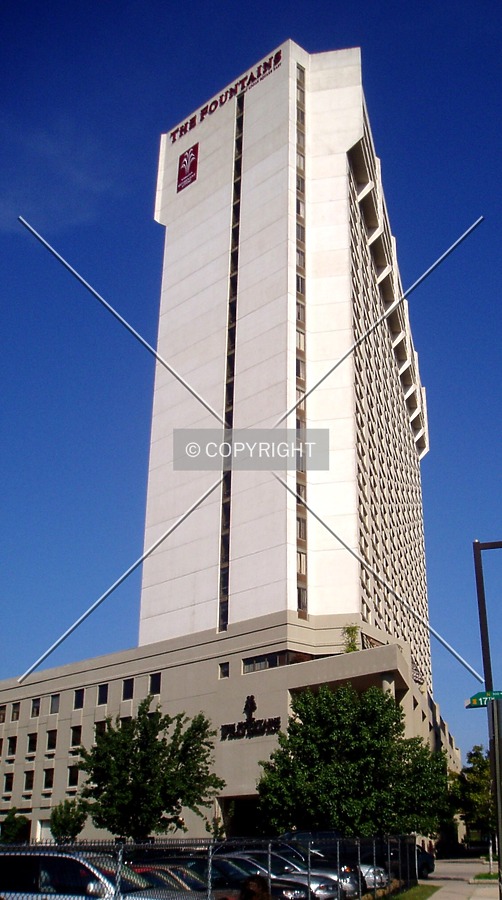From the southeast on Vine Street