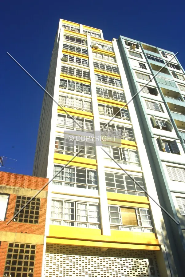 Front view as seen from across Dos Andradas Street