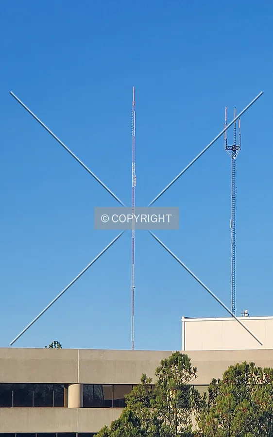 Distant view from the northeast; January 18, 2021