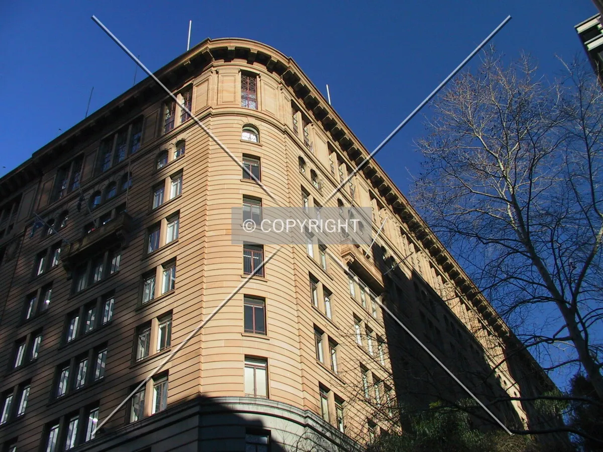 Looking up from George Street