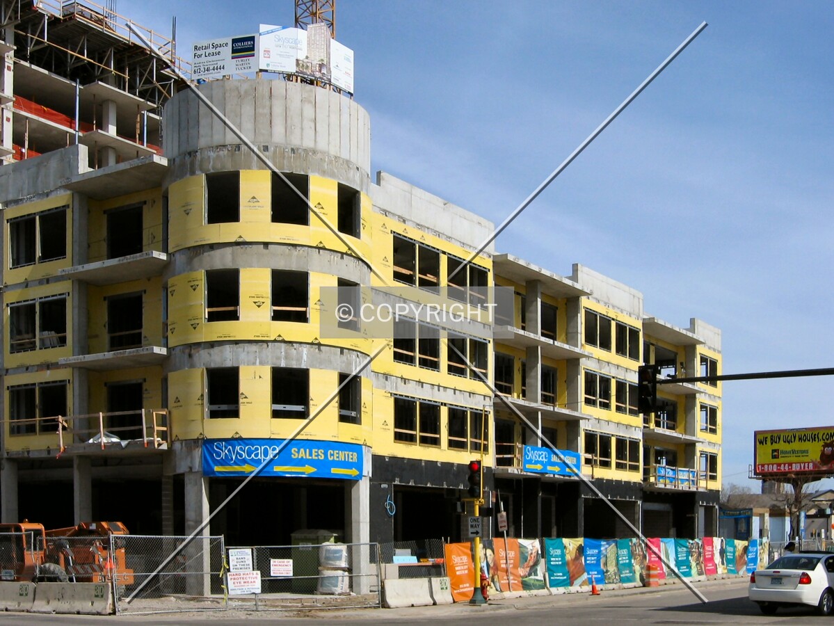 View to the east across Portland Avenue/10th Street South