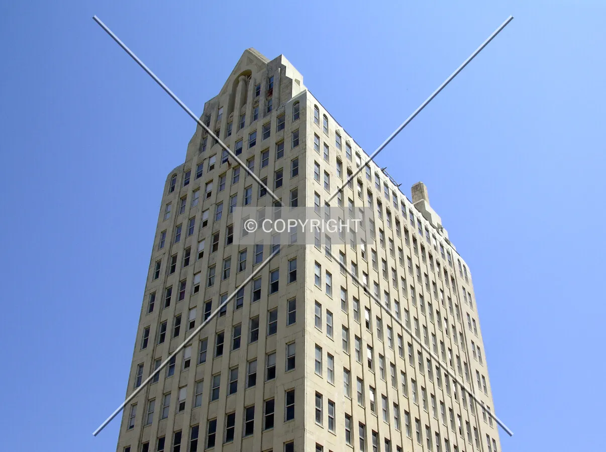 Looking up the southwest corner from 20th Street North