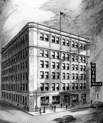 Vintage view from the northwest
