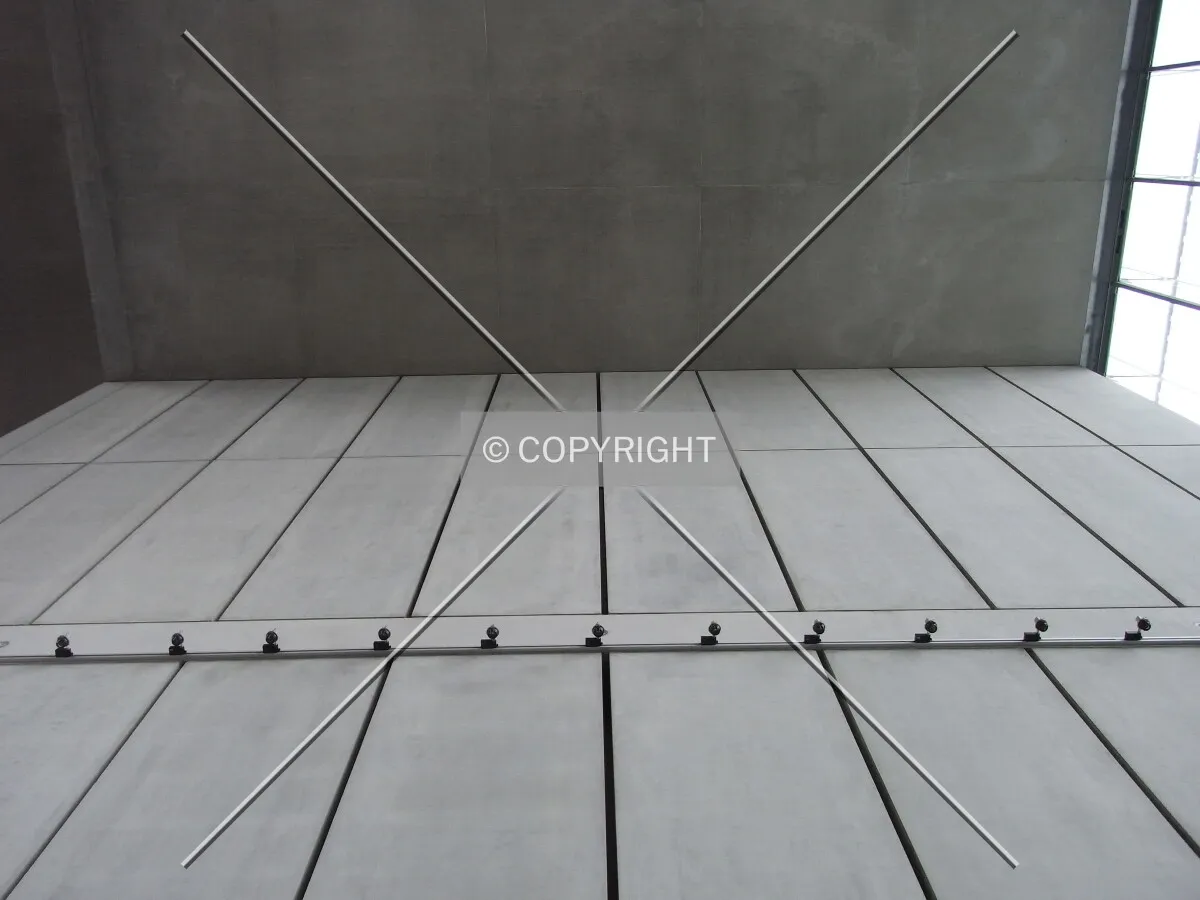 Exposed concrete wall Museum der Bildenden Künste Leipzig