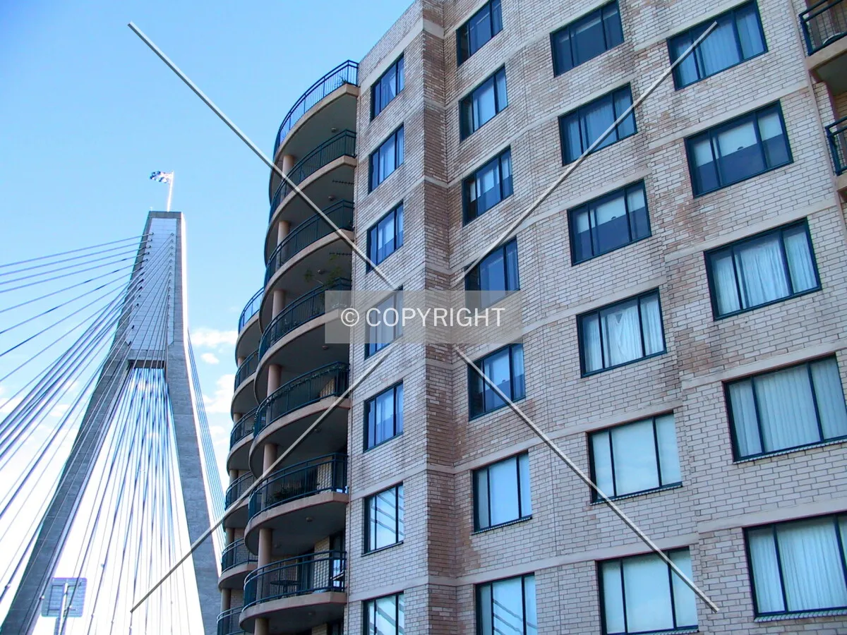 From Anzac Bridge walkway