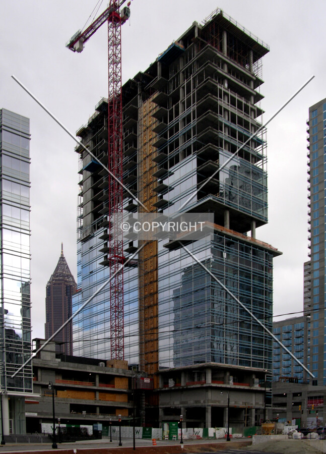 From West Peachtree Place to the southwest