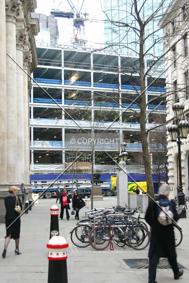 View north from Royal Exchange Buildings