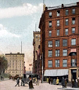 Vintage view from the west