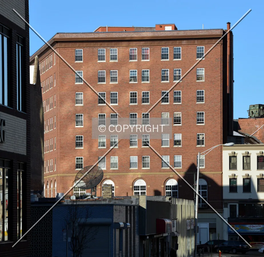 View from the south on Clark Street