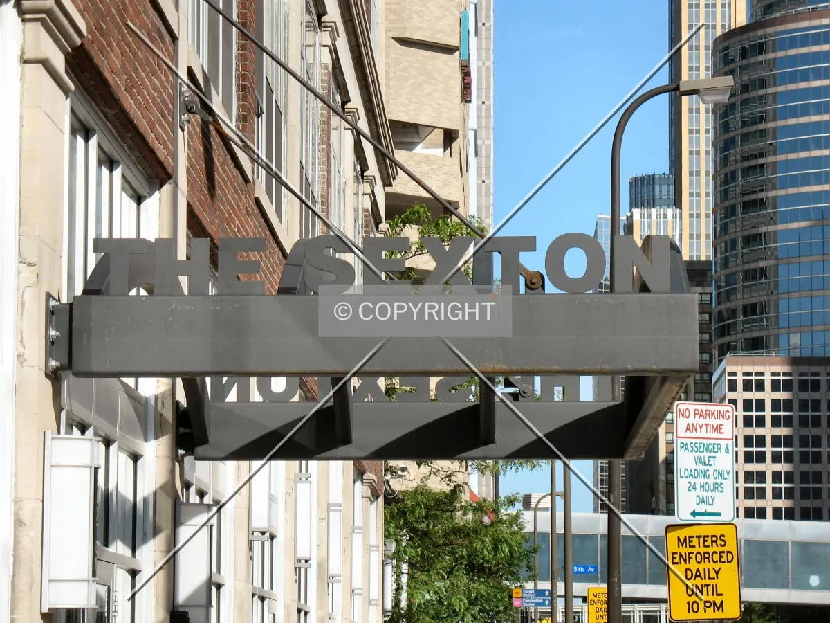 Entrance signage