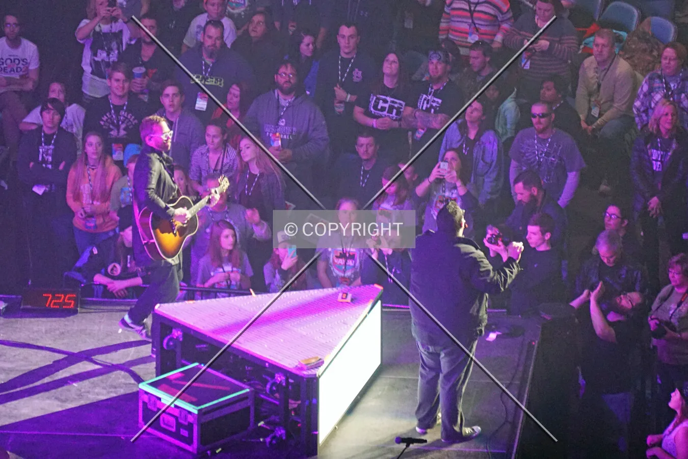 Sidewalk Prophets performing during the 2016 Winter Jam concert; January 23, 2016