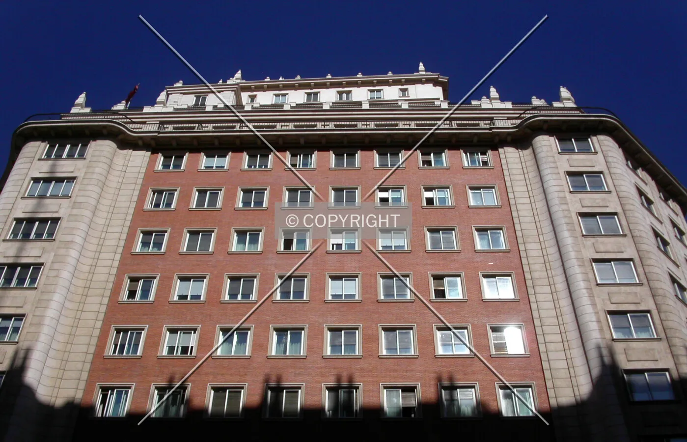 Southern side of the building