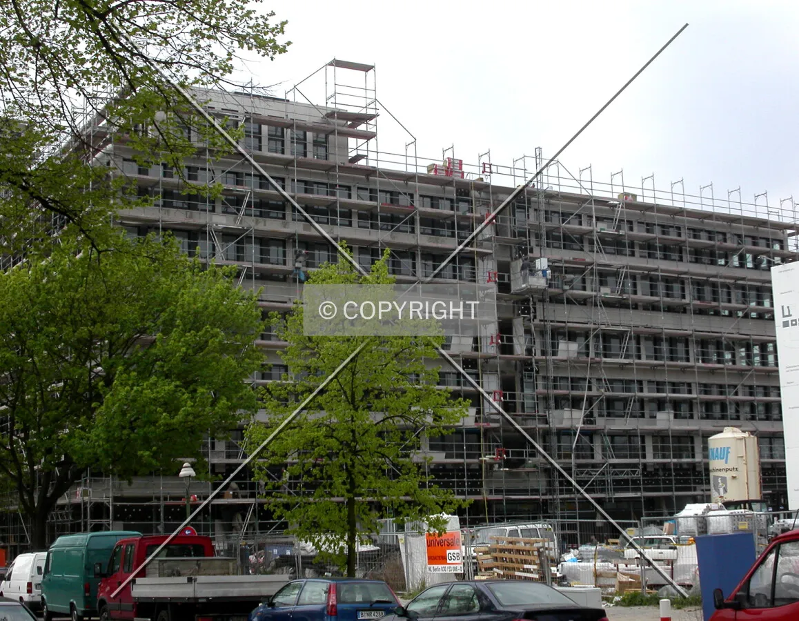 Back side of the building