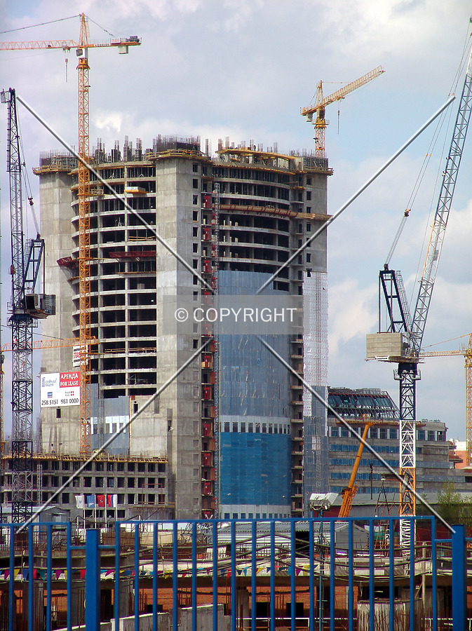 Distant view from Krasnopresnenskaya Embankment
