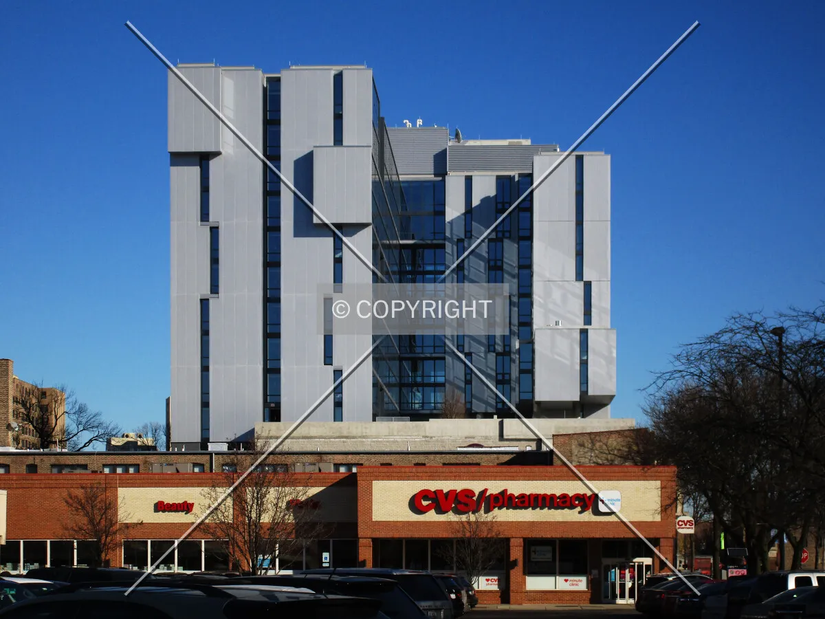 Side view from the west
