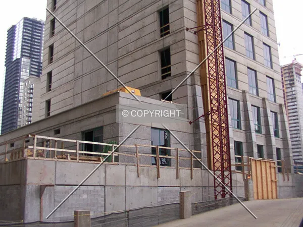 Lower section from a neighboring garage