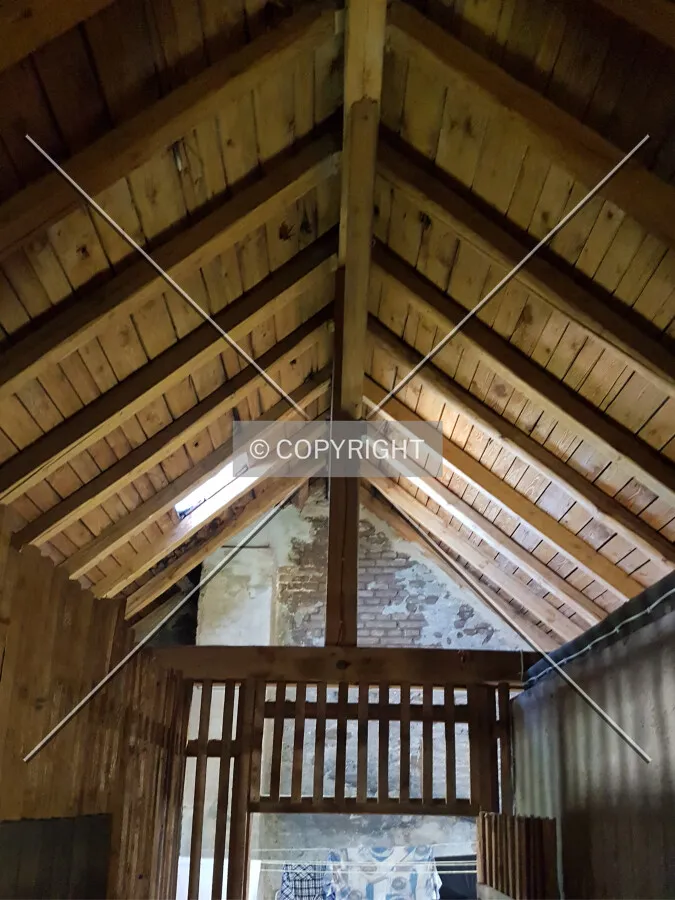 Wooden attic