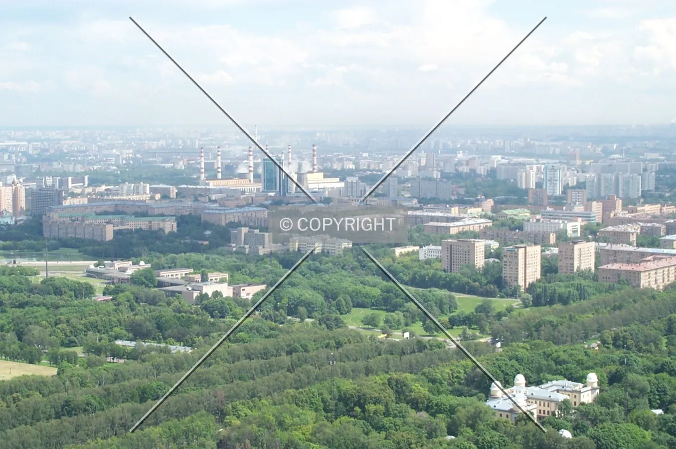View from the observation point to the northeast
