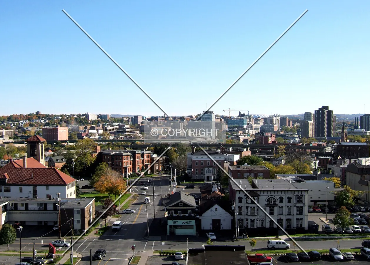University Hill from the northwest