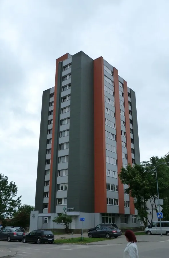 Corner view from the northwest.