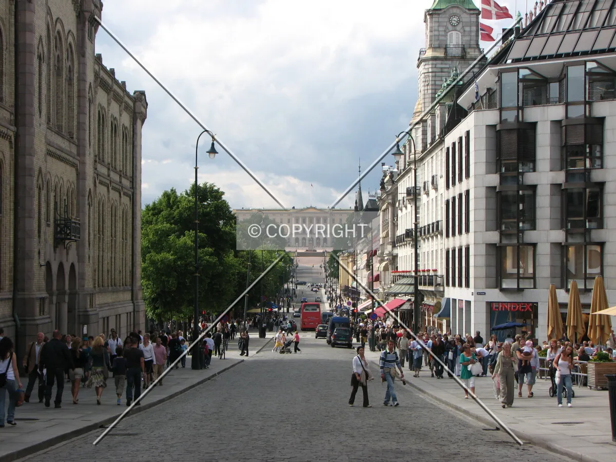 View towards he Royal Palace