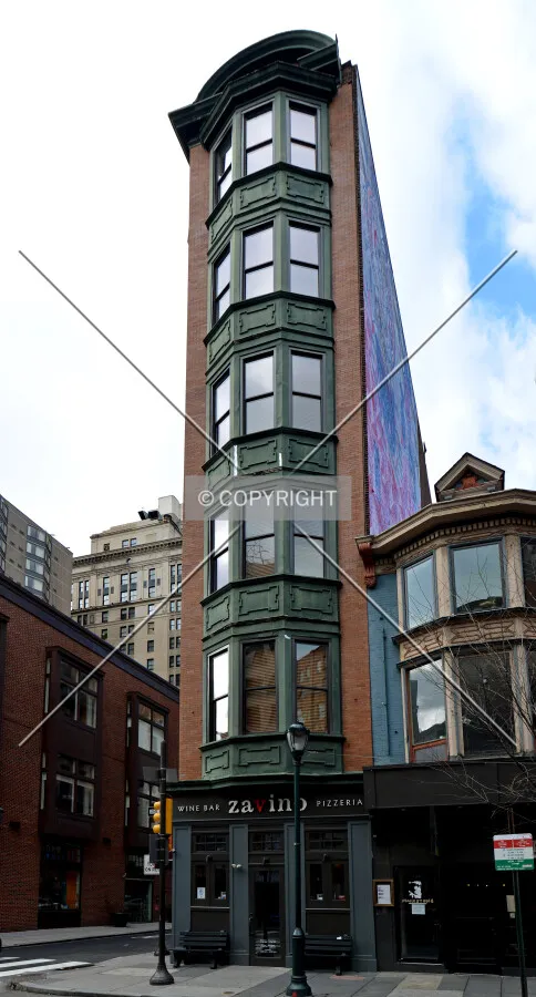 View from the east on 13th Street