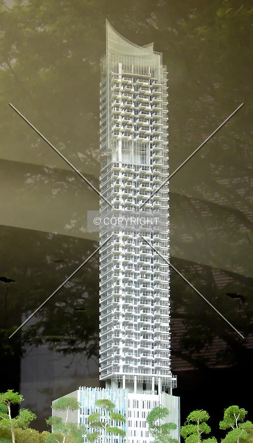 View of the model