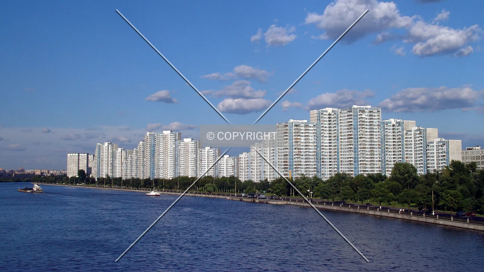 View from Nagatinsky Bridge