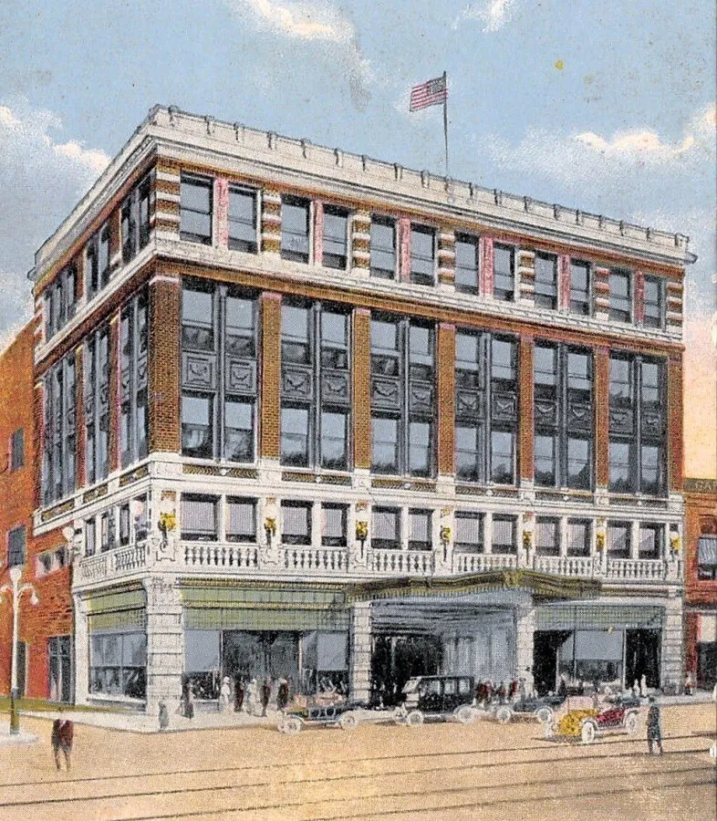 Vintage view from the northwest
