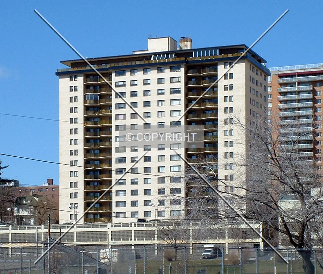 View from the east
