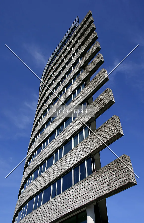 Looking up from the south