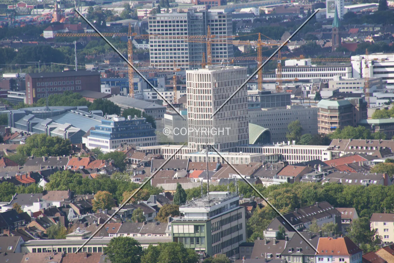 As seen from the Florianturm tv tower