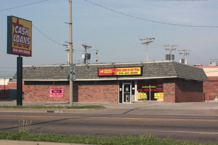 View from the northeast