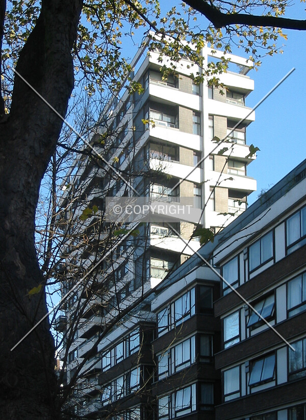 View from Sussex Gardens
