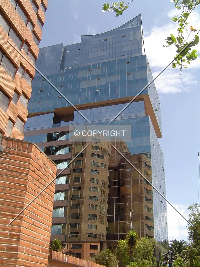 Reflecting a neighboring building