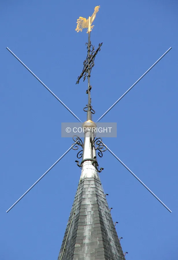 The spire as seen from the south