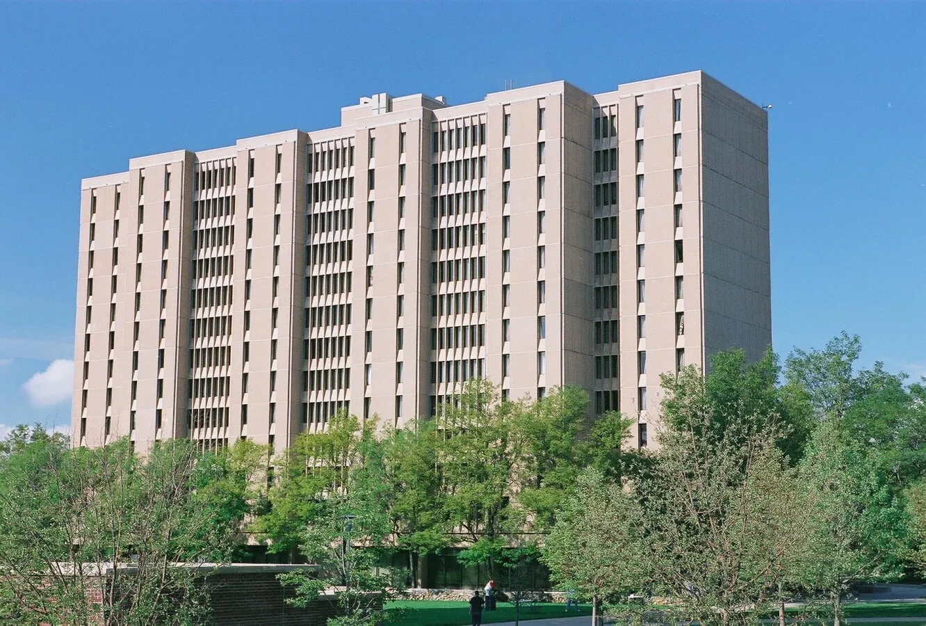 View from the northeast