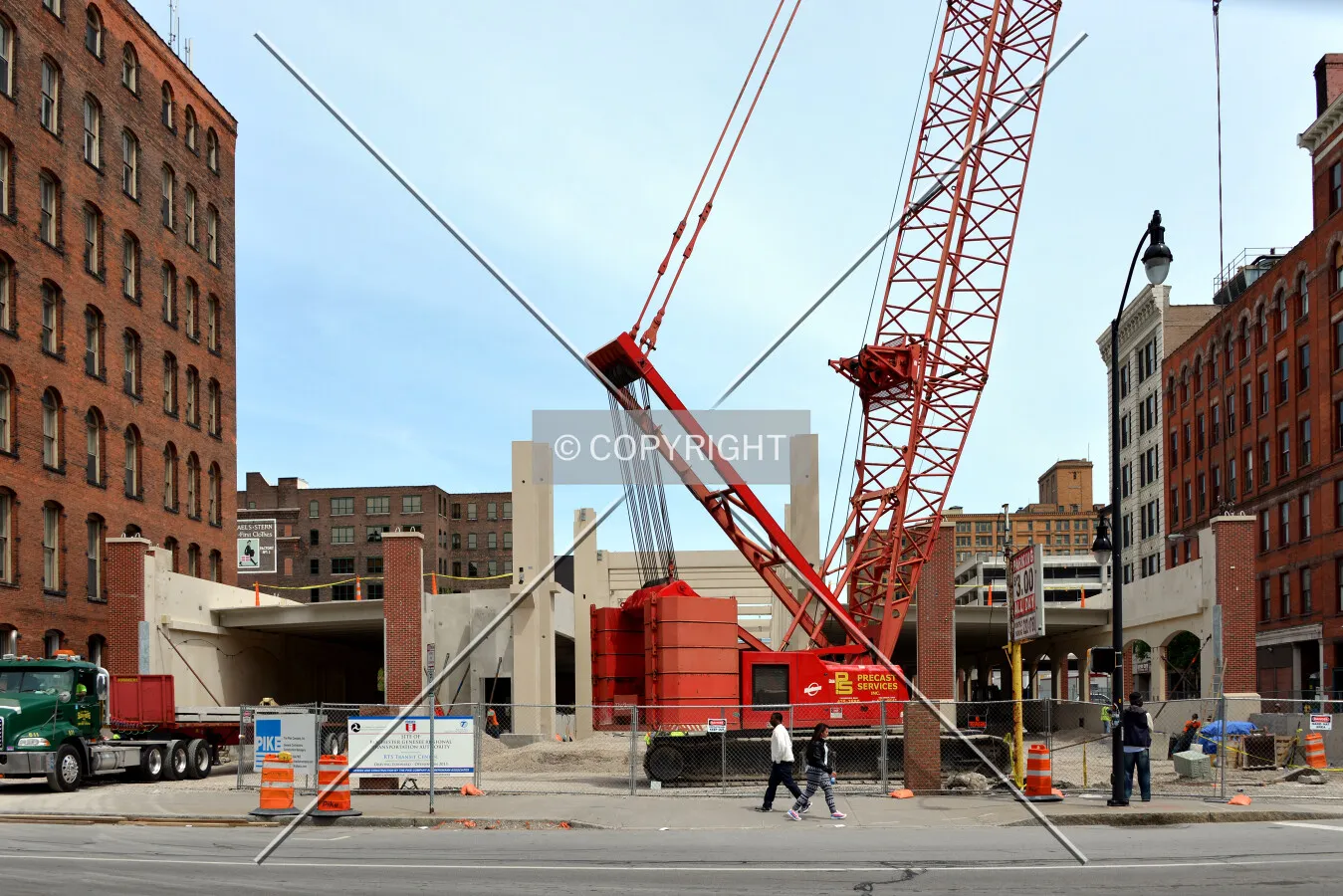 View from the southwest on St. Paul Street