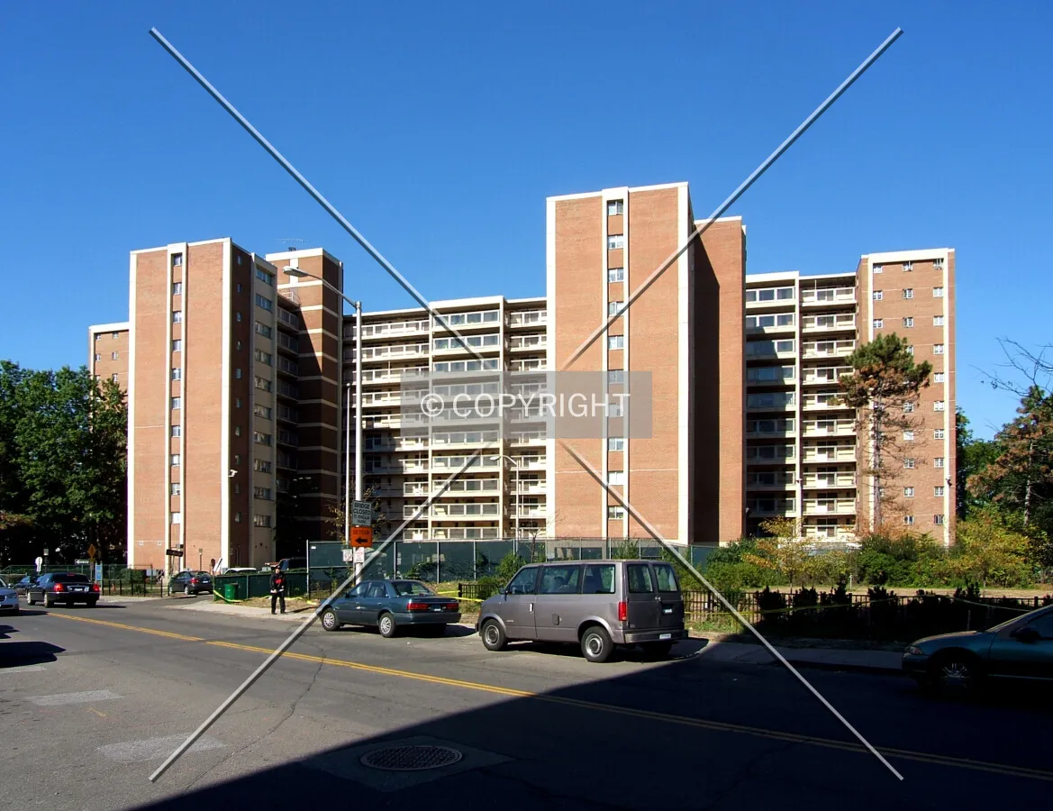View from the southeast
