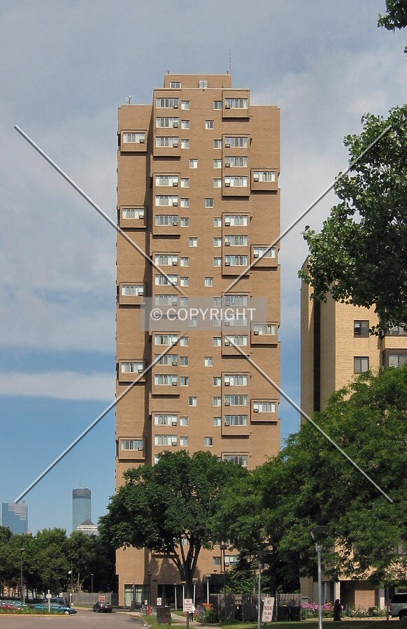 View to the west from Cedar Avenue