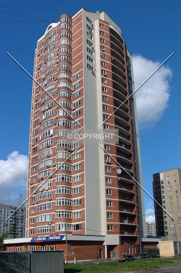 Looking up from street level