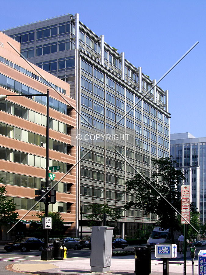 From I Street to the southeast