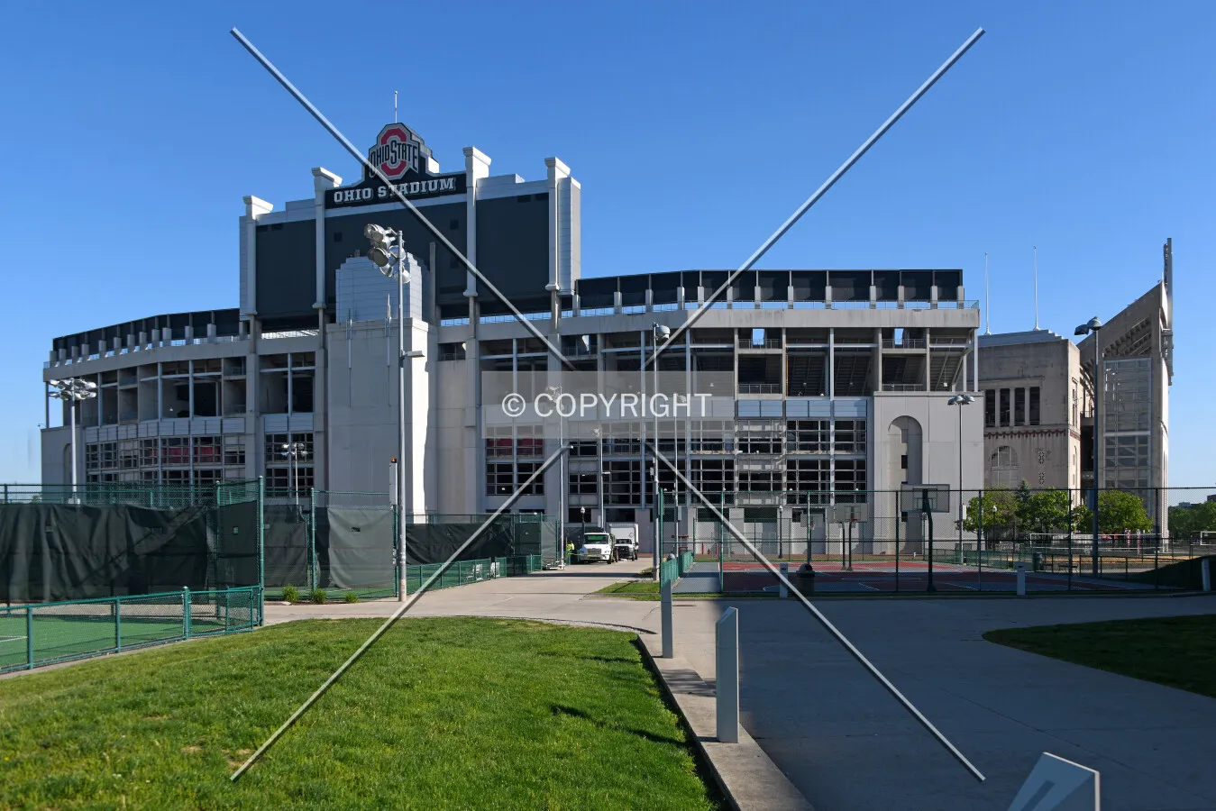 View from the southeast
