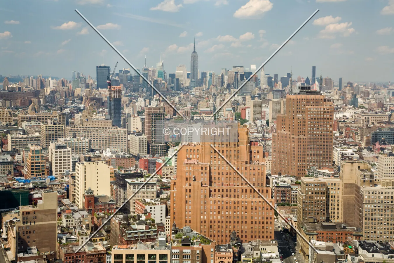 Looking north from 7WTC