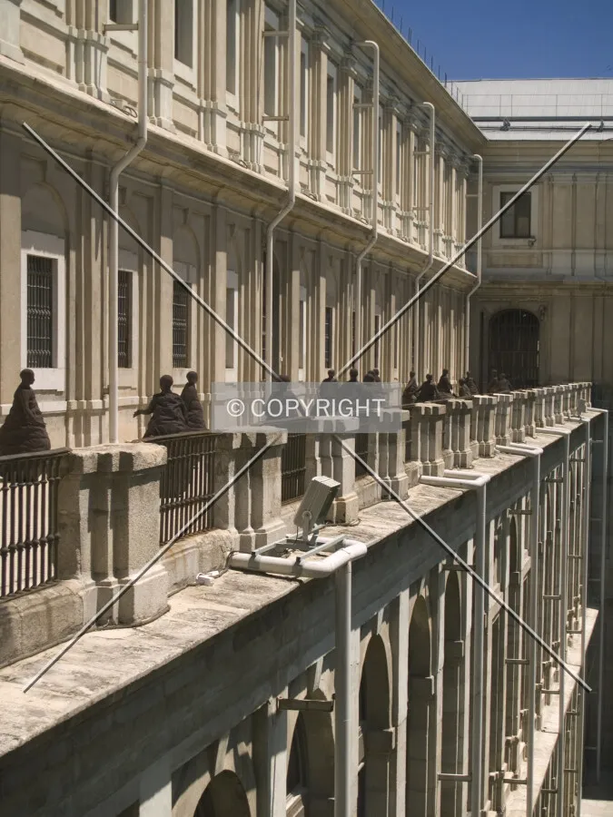 View of the courtyard