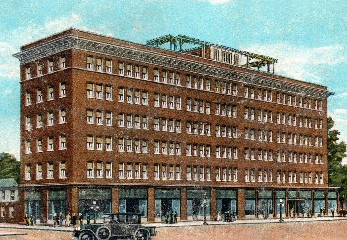 Vintage view from the southwest