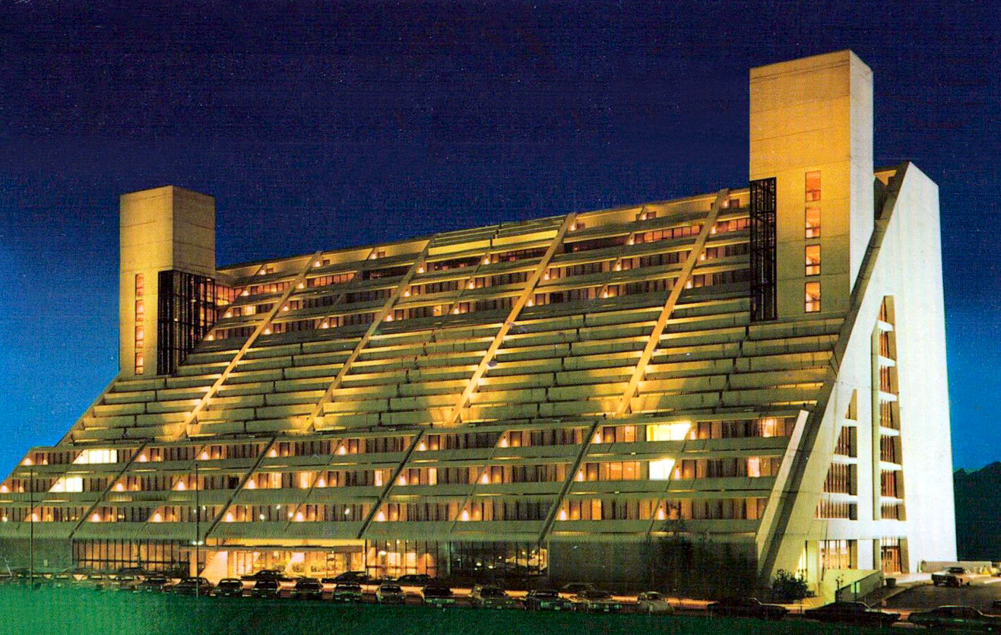 Vintage view from the northwest